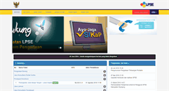 Desktop Screenshot of lpse.sijunjung.go.id